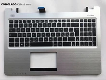 IT Italian keyboard for Asus S550 S550CM with silver palmrest cover keyboard IT Layout new for sony vaio svf152a29l svf152c29l svf152c29m laptop palmrest it italian keyboard black backlit