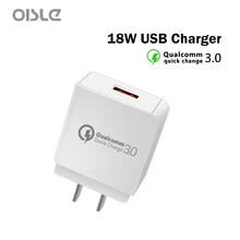 Быстрое зарядное устройство QC 3,0 USB зарядное устройство для iPhone xs max Быстрая зарядка 18 Вт EU/US/UK зарядное устройство для мобильного телефона для huawei samsung Xiaomi