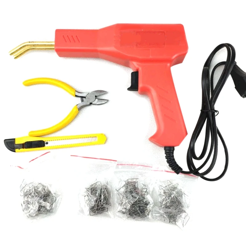 

Handy Plastic Welder Garage Tools Hot Stapler Machine Staple Plastic Repairing Machine Car Bumper Repair Stapler Eu Plug