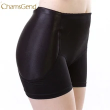 Chamsgend Корректирующее белье, дизайн, 1 шт., женские черные короткие мягкие трусики, подтягивающие бедра, поддельные задницы, нижнее белье, Корректирующее белье, 160809, Прямая поставка