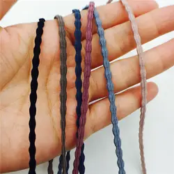 Новый Korean100m 4 мм широкий эластичный Diy волосы веревки