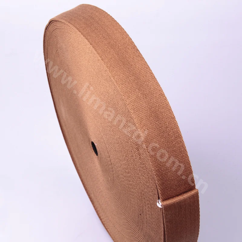 

Khaki twill cotton strap webbing hot sale 38mm