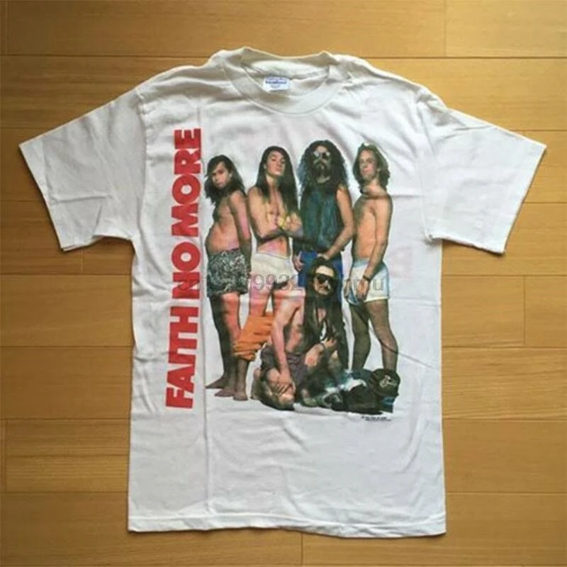 

Vintage FAITH NO MORE YOU FAT BASTARDS t-shirt White Short Sleeve