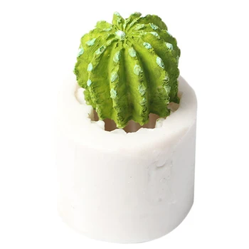 

3D Ball Cactus Shape Cake Mold Food Grade Silicone Mousse Cake Chocolate Cookie Mould DIY Candy Fondant Decorating Tools