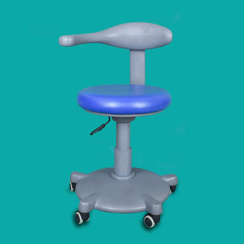 Регулируемые по высоте портативные стоматологические кресла для стоматолога Медицинский стул мобильное кресло-помощник блок стоматолога кресло процедуры - Цвет: Dark Blue Color