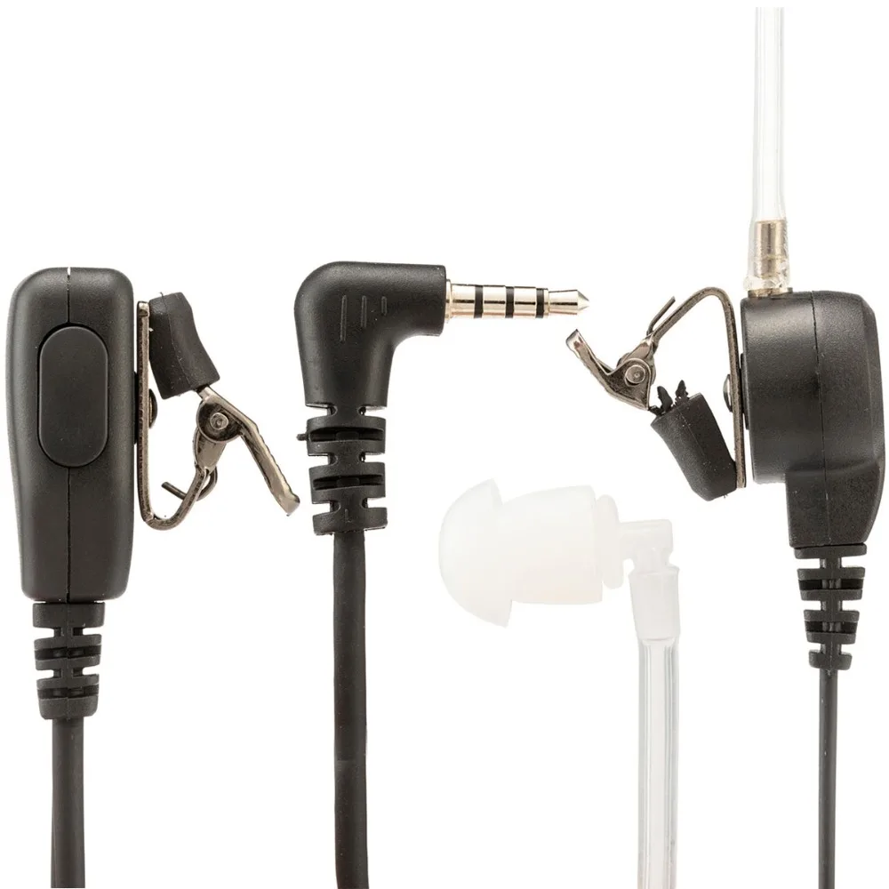 Abbree PTT Mic Air Acoustic Tube In ear портативная рация с наушниками для Xiaomi Mijia 1S Smart Ham