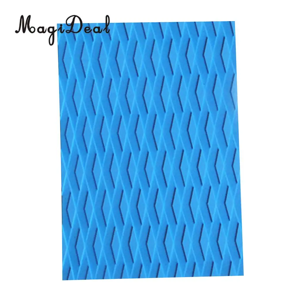 Lightweight Anti-slip Surfboard Skimboard Kiteboard Stand Up Paddleboard Traction Pad Tail Pad Deck Grip Mat Sheet Trimmable DIY