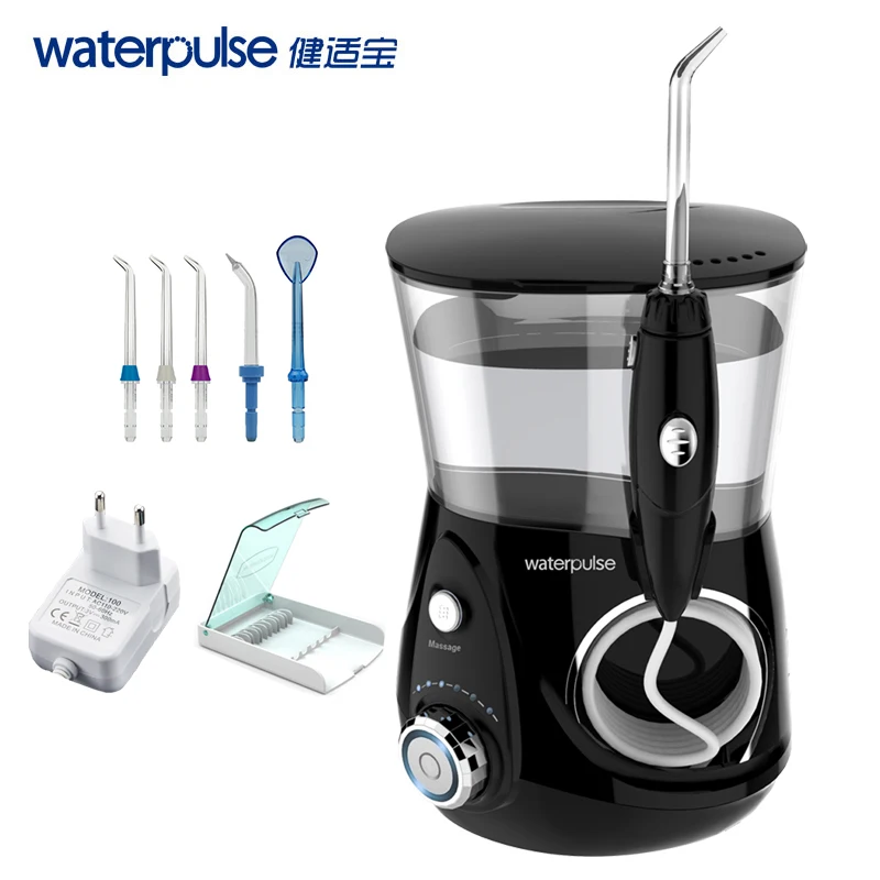 Waterpulse V660 Стоматологический Ирригатор 700 мл Pro Оральный ирригатор зубная нить для полива и орошения Чистый Массаж зубная нить для гигиены полости рта - Цвет: as picture shown