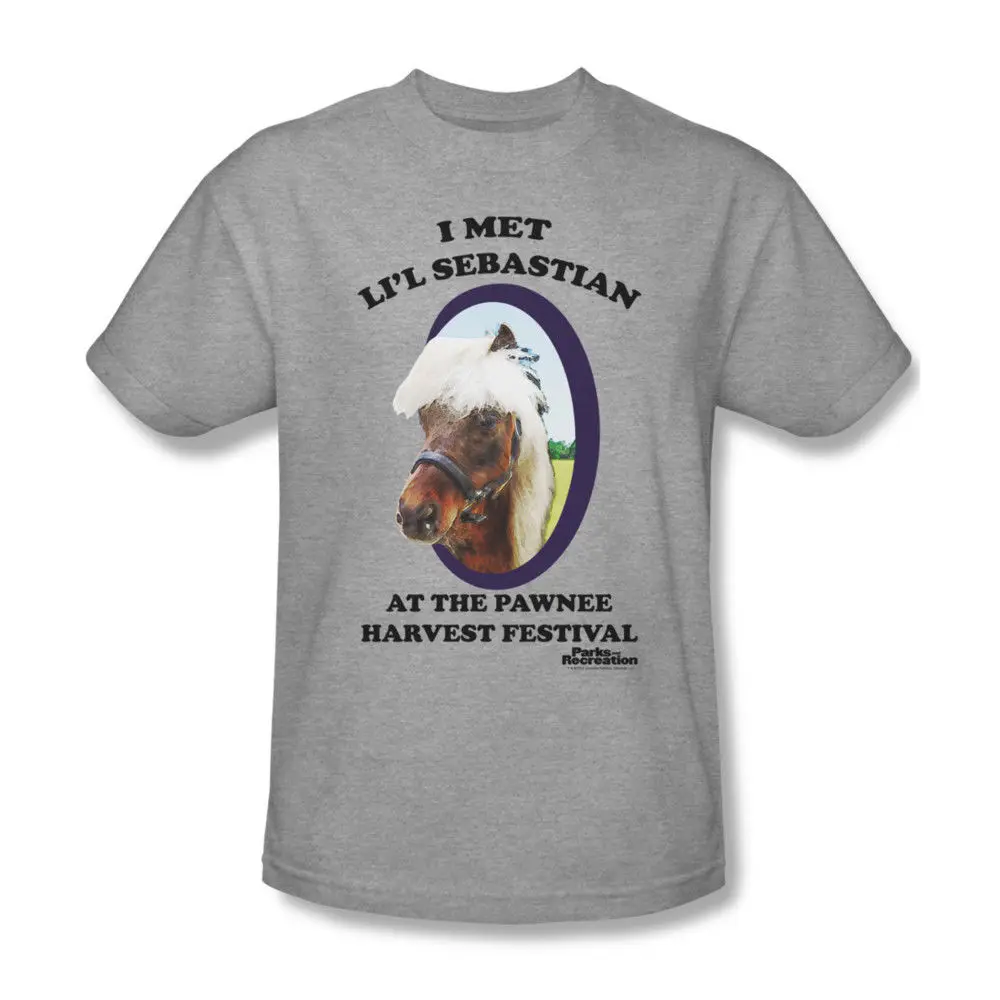 Парки и отдых Lil Sebastian взрослая серая футболка с рисунком Мужская унисекс новая