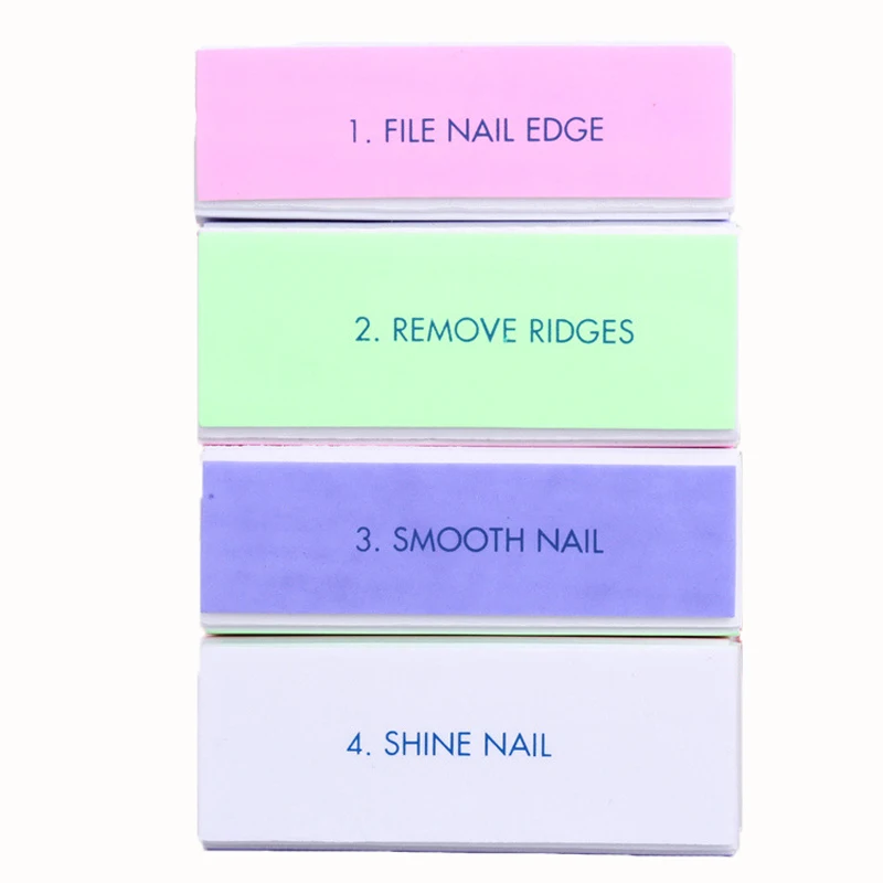 

5Pcs/Lot Nail Art Buffer Nail File Block Pedicure Manicure 4 Ways Buffing Sanding Polish Makeup Beauty Tools Nail Accessories