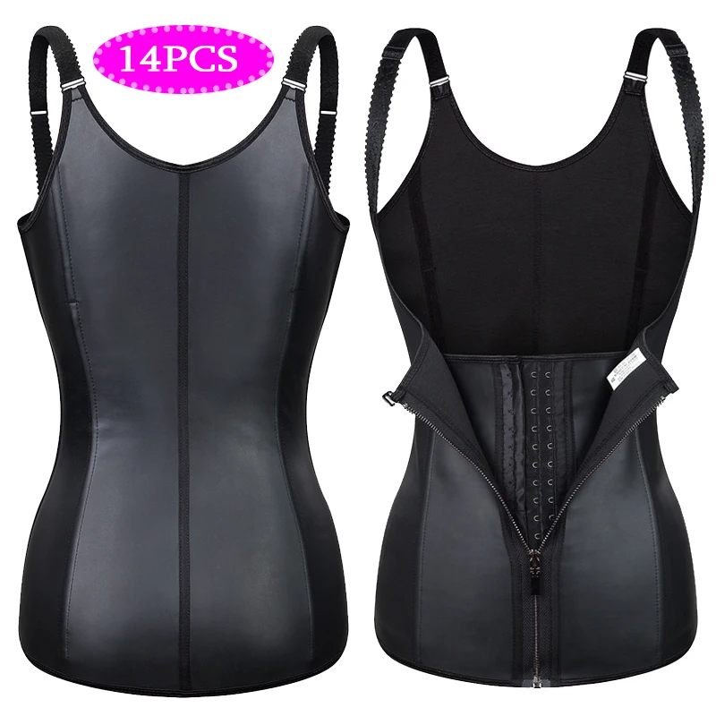 14pcs full body shaper neoprene waist trainer cincher neoprene underbust waist trainer size chart