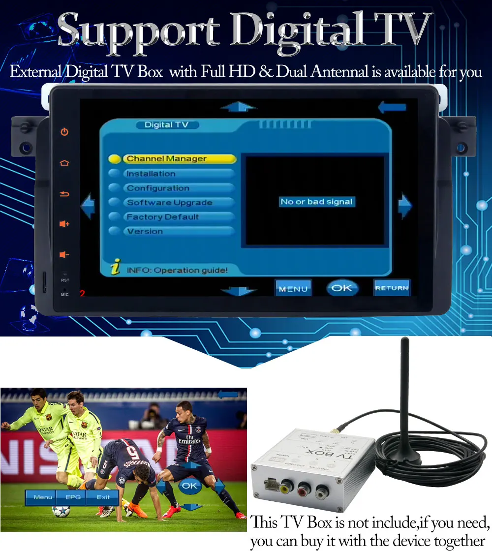 Clearance 9" Android 8.0 4GB RAM Car DVD Player For BMW 3 Series E46 M3 318i 320i 325i 328i Rover 75 MG ZT Car GPS Navigation Stereo Radio 26