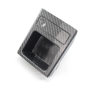 

Carbon Fiber Printed Style Front Center Console Coin Holder Box Storage fit for BMW E46 3 Series 325i M3 330i 330xi 1998-2006