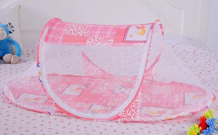 1106038CM Convenient Portable Baby Crib With Netting Outdoor Newborn Baby Play Tent Breathable Folding Baby Crib Travel Cot (4)