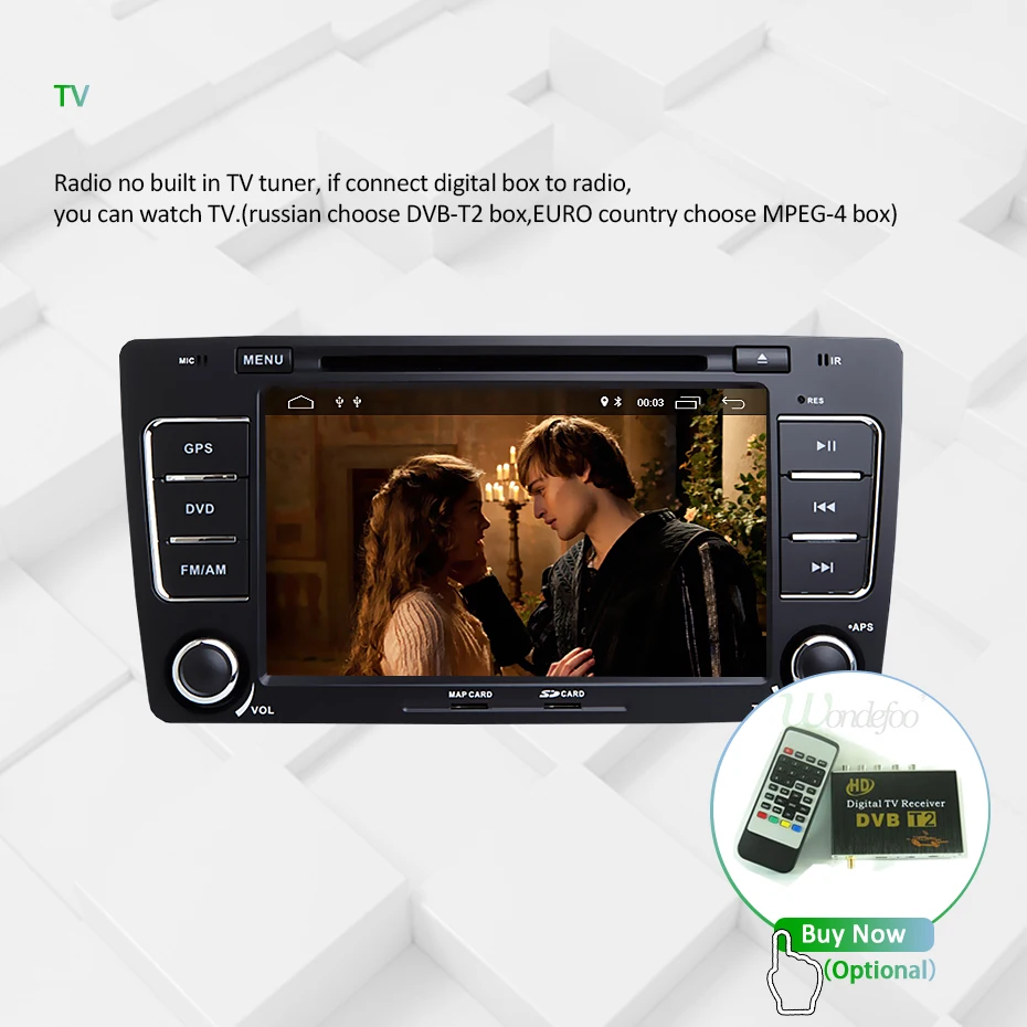 Discount DSP IPS 4G 64G Android 9.0 CAR DVD PLAYER For SKODA Octavia 2009 2010 2011 2012 2013 GPS radio receiver navigation tape recorder 30