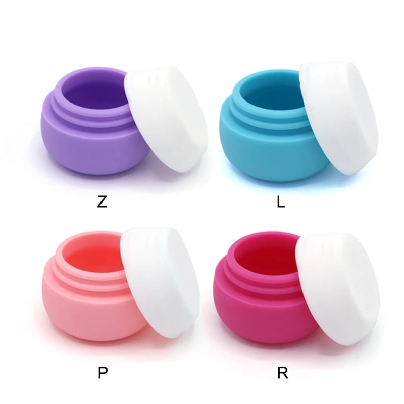 

Outdoor Travel Silicone Packaging Box Portable Color Cosmetics Storage Box Small Jewelry Box Pill Box