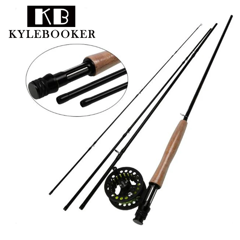 2.7M Fly fishing Rod for 4 Sections 5/6 Light Carbon Fishing Pole