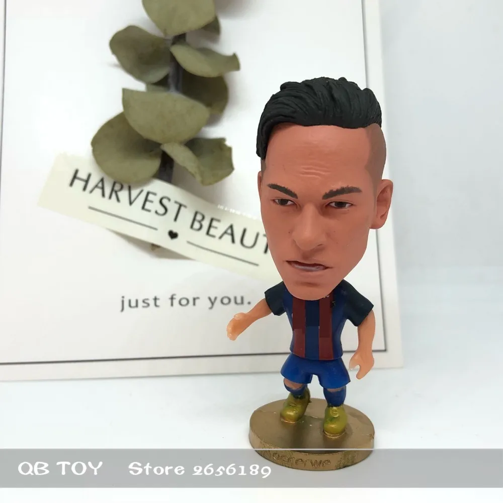 Soccerwe dolls figurine Sports stars Neymar 16 17 Movable joints resin