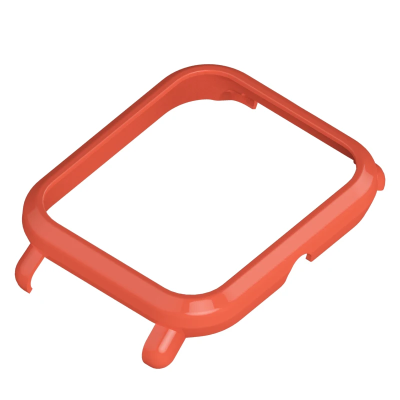 Для Amazfit ремешок Bip браслет защитный чехол для Xiaomi Huami Amazfit Bip BIT PACE Lite часы PC оболочка бампер - Цвет: Orange Case