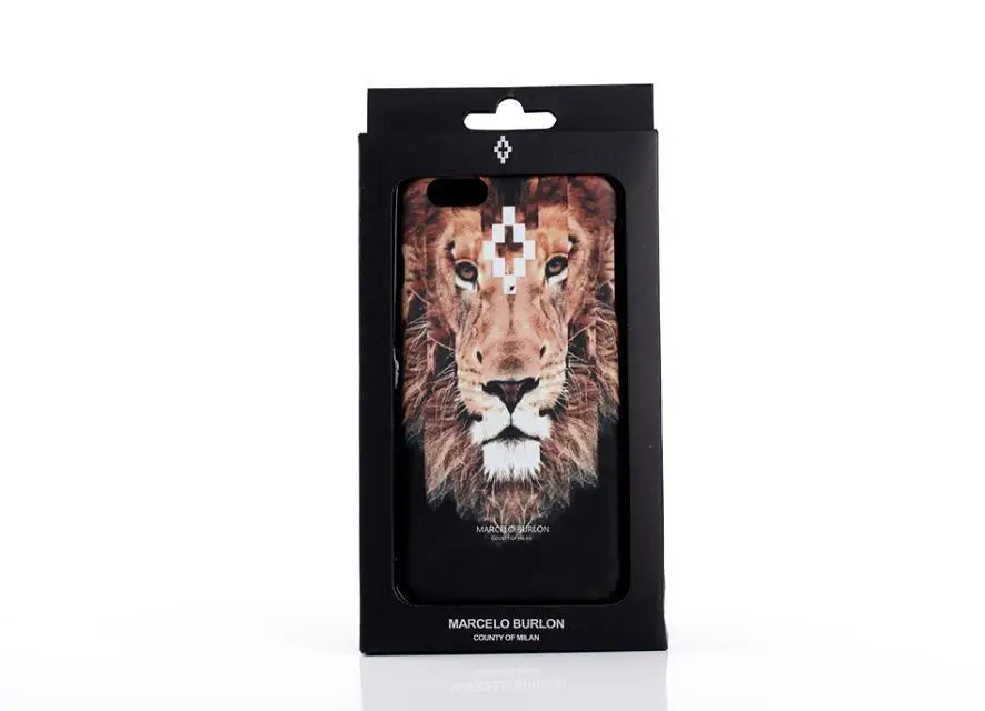 

For iPhone X Marcelo Burlon Case For iPhone 8 Marcelo Case PC Cartoon Tiger For iPhone X 6 6S 7 8 Plus Marcelo Burlon Cover