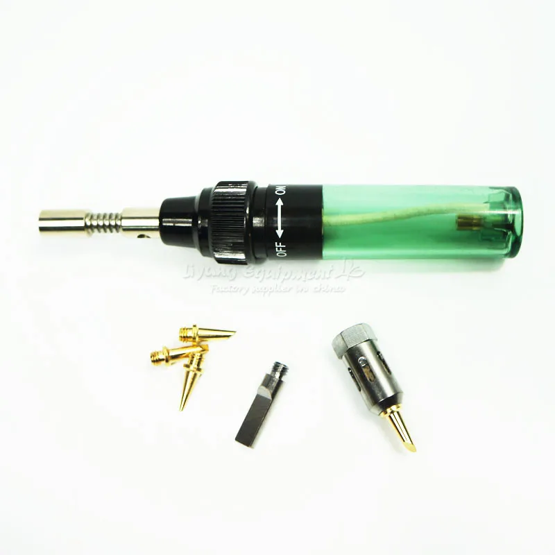 

MT-100 Cordless Pen Shape Butane Gas Soldering Iron Tool with 4 free tips