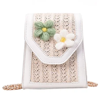 

Summer Straw Vertical Section Korean Version Of The Wild Woven Crossbody Bag Beach Bag