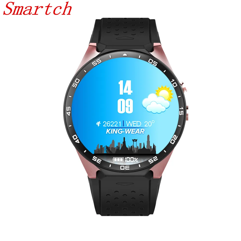 Заводская цена 2017 Новый Smartch KW88 Смарт часы Android 5 1 OS MTK6580 cpu 39 дюймов экран 2.0MP камера