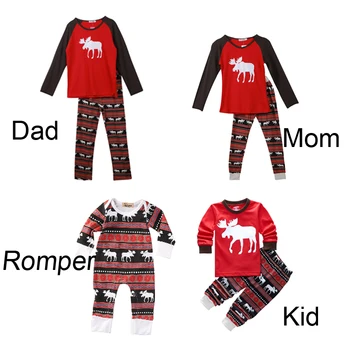 

Family Matching Christmas Pajamas Set Sleepwear Nightwear Homewear