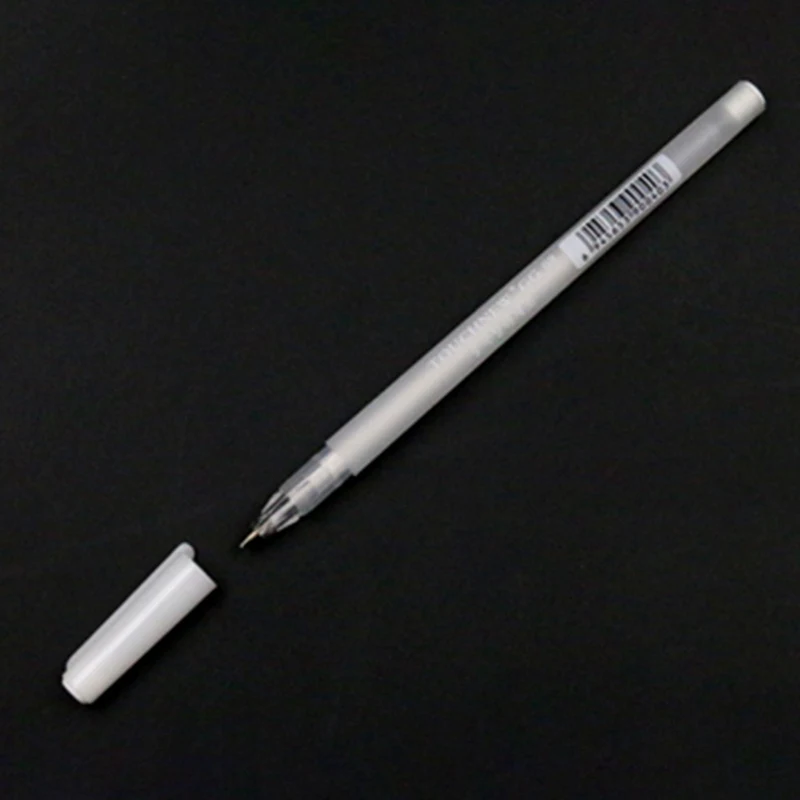 1 шт., 0,8 мм, белый маркер для рисования, подсвечивающий лайнер, эскизные маркеры, гелевая ручка для граффити, товары для рукоделия, маркеры, манга, рисование