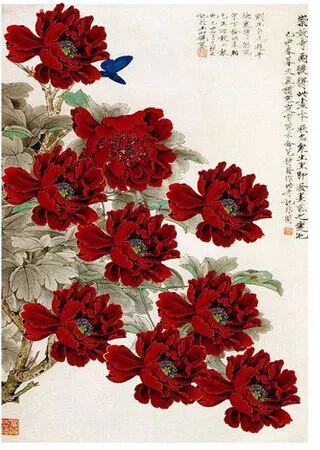 DIY Unfinished 100% Mulberry Silk Suzhou Embroidery Patterns Sets Handmade Needlework Kits Peony WSED | Дом и сад