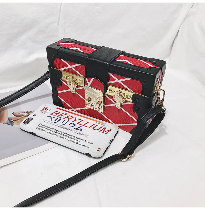 Прошитая популярная цветная маленькая сумка "бокс" Женская Новая модная высококачественная повседневная сумка через плечо