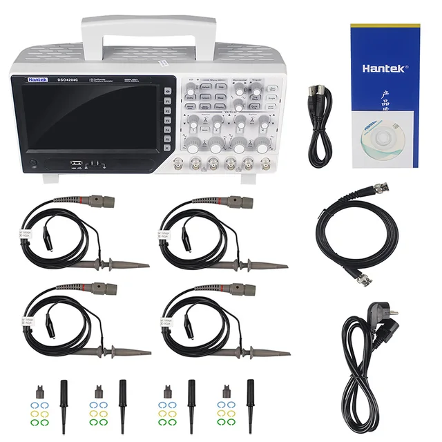 Special Price 2019 New Hantek DSO4254C/4204C 4CH 1GS/s sample rate 250MHz bandwidth Digital Storage Oscilloscope Integrated USB Host/Device