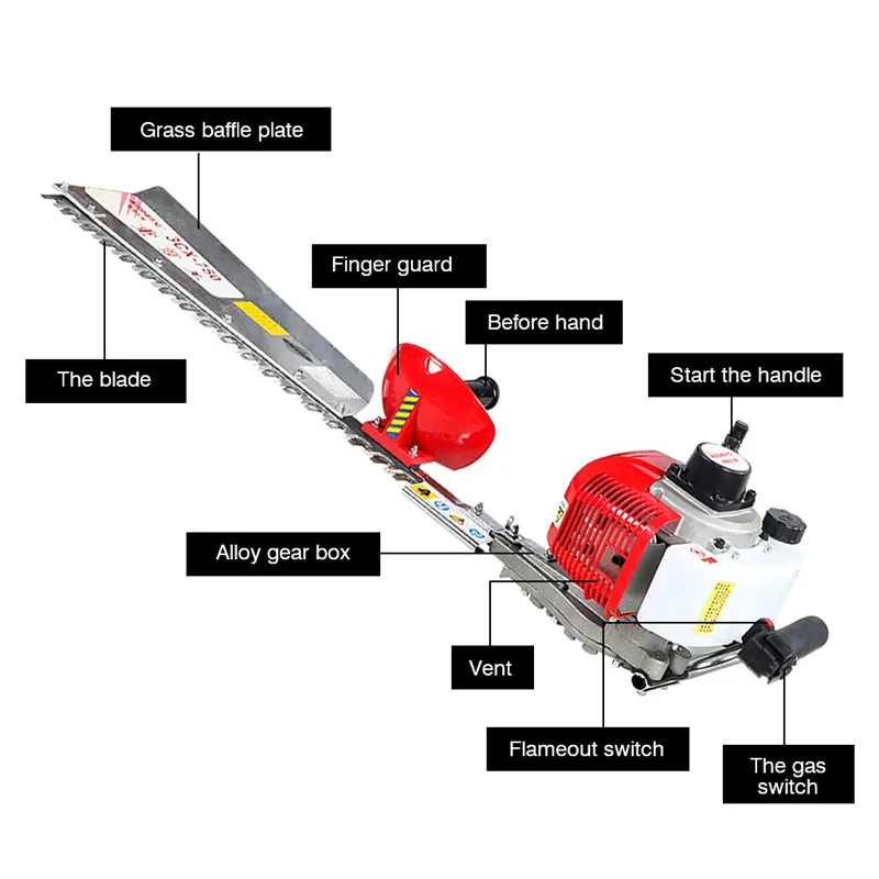 Freeshipping Two strokes Hedge Trimmer Grass Cutter Pruning Tools Electric Trimmer Pruning Saw Greenworks Garden Tool (5)
