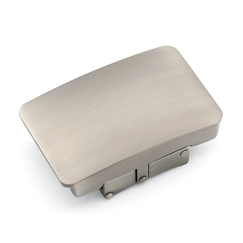 

3 color Brand High Quality Belt Buckle Head Men's Metal Smooth surface Thick Automatic Buckles For width 3.5cm Belt Accessories