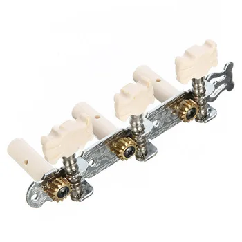 

2X Classic Guitar String Tuning Pegs Tuners White Machine Heads Keys 1 Pair