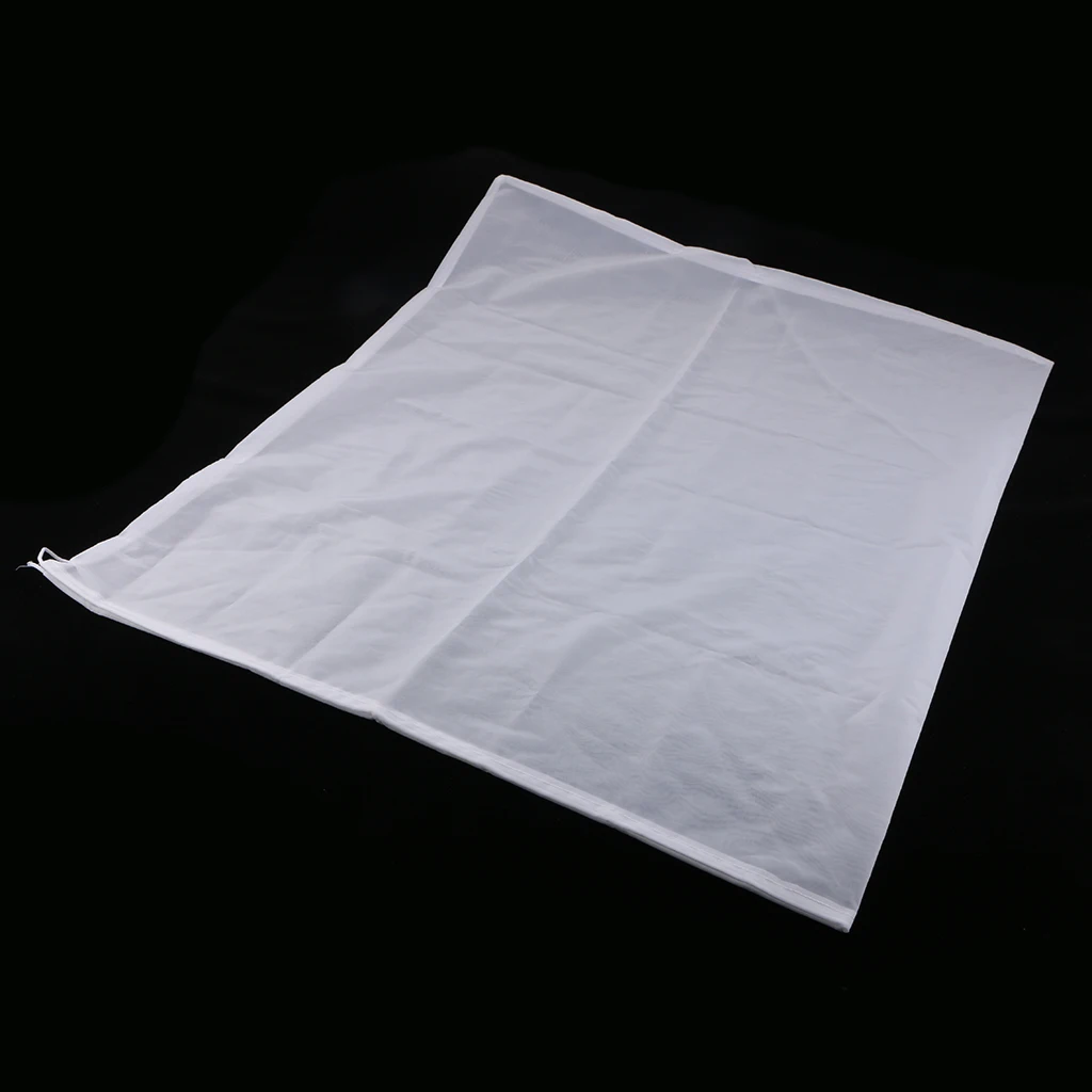 Milk Fine Nylon Strainer Bag Juices Cheese Filter Mesh Cloth 80x80cm/31.49x31.49''