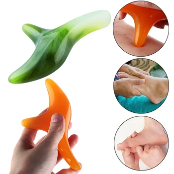

Chinese Traditional Agate GuaSha Scraping Board Massage Tools For SPA Salon Acupuncture Therapy Trigger Point Foot Care
