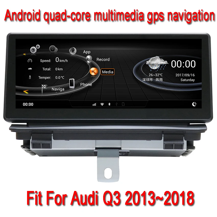 Flash Deal Liislee 8.8" Android for Audi Q3 2013~2018 touch screen GPS Navigation radio stereo dash multimedia player 2