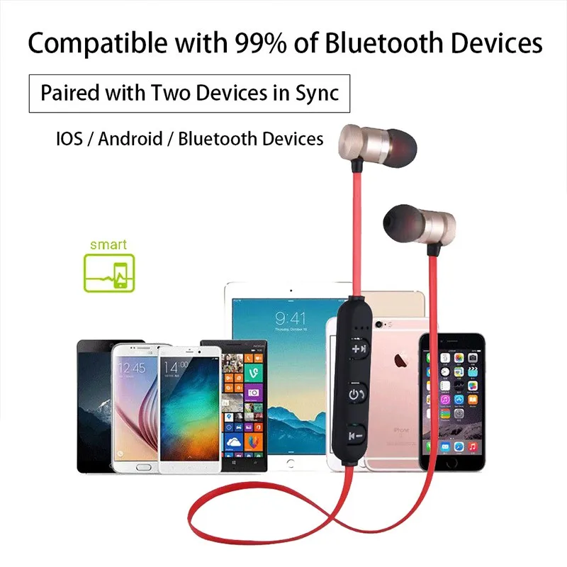 Беспроводные наушники для Apple iPhone X 8 7 6S 6 Plus SE 5S 5 5C Bluebooth спортивные бега HIFI