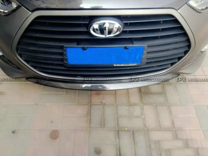 Veloster Front Bumper Center Lip Cover (Turbo)(7)_1