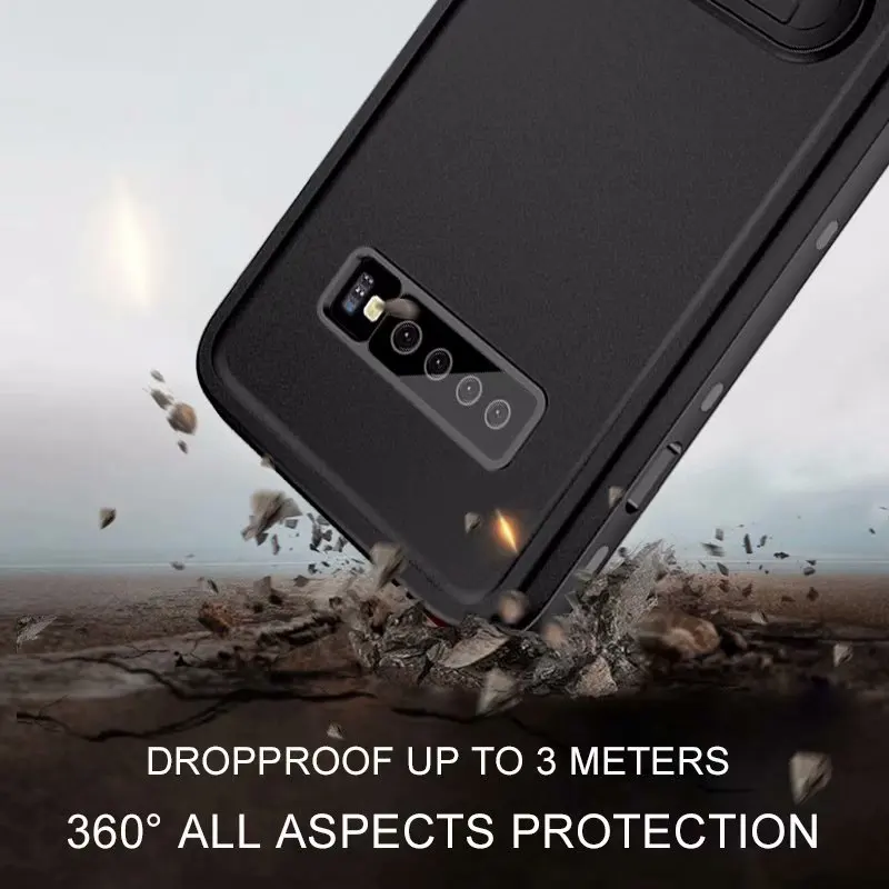 Брендовый водонепроницаемый чехол Red pepper IP68 ДЛЯ Samsung S10 со встроенной подставкой