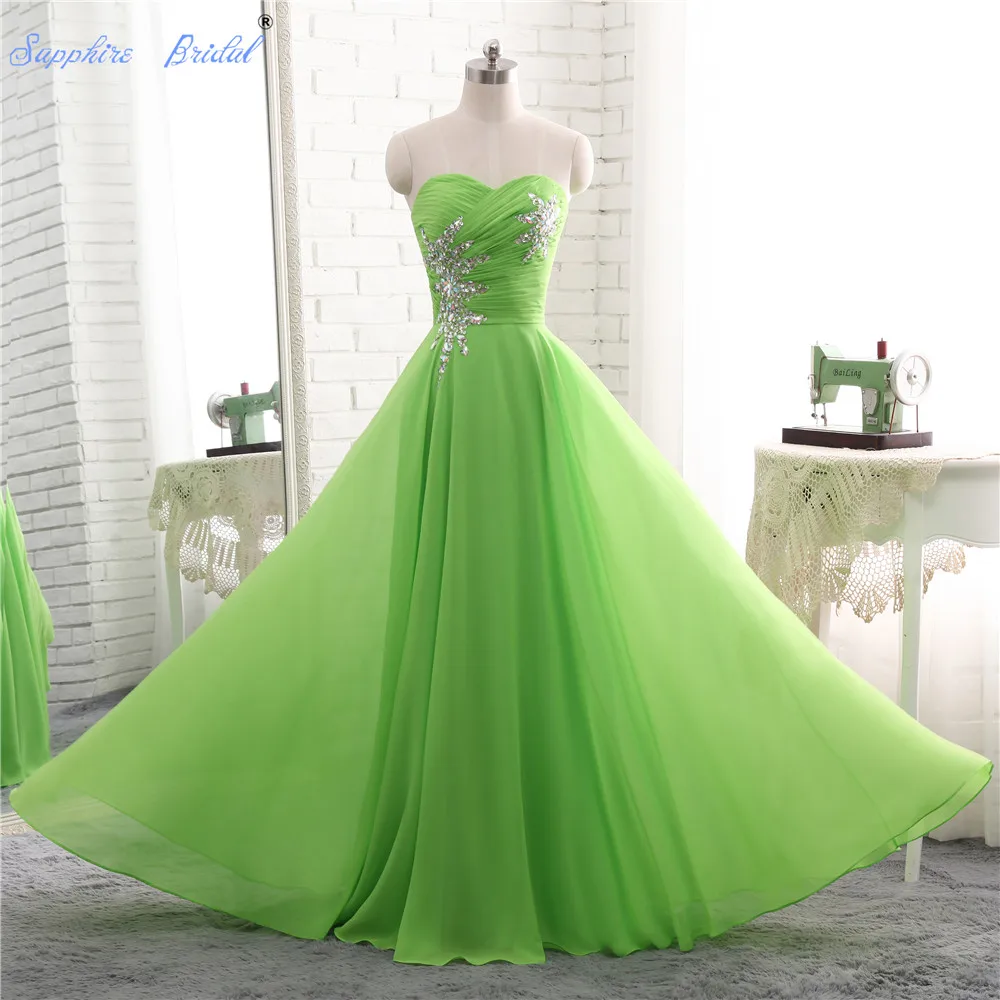 Sapphire Bridal 2020 Apple Green A Line ...