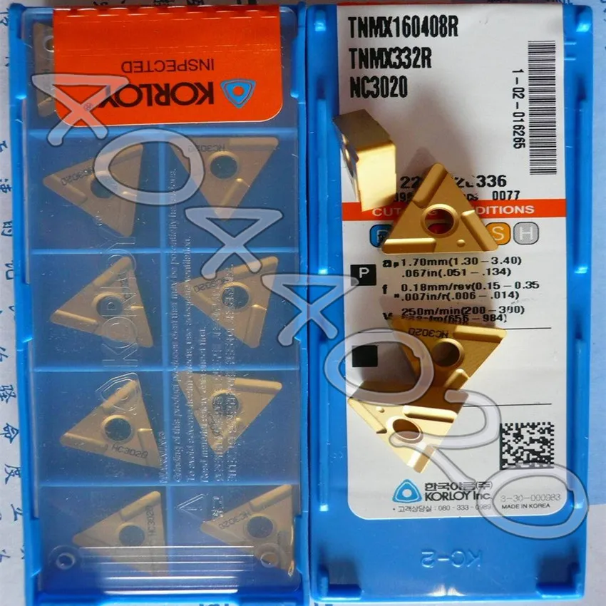 KORLOY TNMX160408R NC3020 TNMX332R 10 шт. качественные товары новые оригинальные | Инструменты