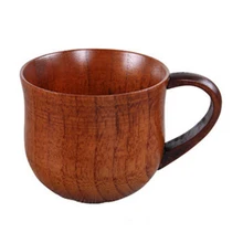 Деревянная чашка первобытный ручной работы из натурального дерева Кофе Чай пиво сок молоко цвет древесины B(150 мл