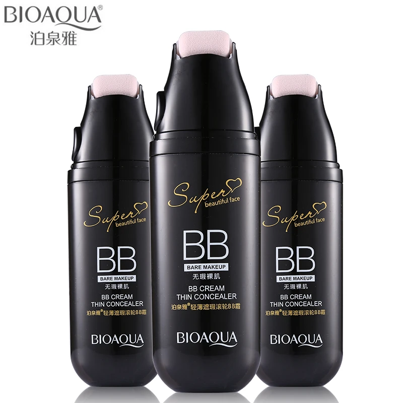 

BIOAQUA Air Cushion BB Cream Whitening Waterproof Foundation Scrolling Liquid Cream Base Cover Foundation Ladies Makeup