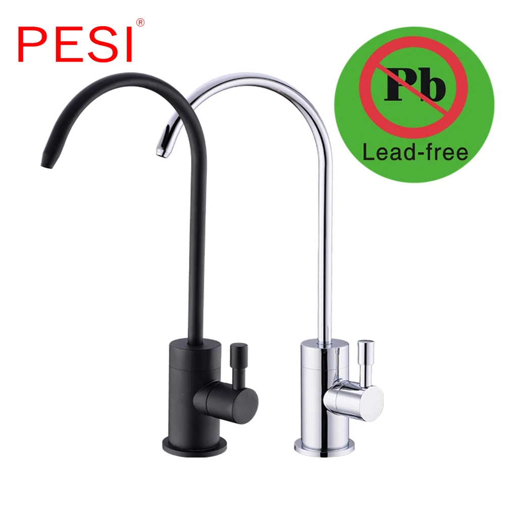 

All Brass Purifying Tap Lead-free Kitchen Drinking Water Tap For Filter Purify System such as Reverse Osmosis,Matte Black.
