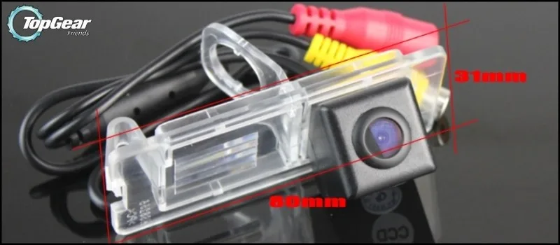 Car Camera For Renault Fluence High Quality Rear View Back Up Waterproof Camera PAL  NTSC Use  CCD + RCA SIZE