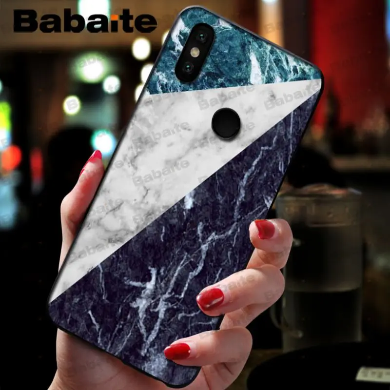 Fashion Geometric Splice Pattern Marble gold pink marble stone