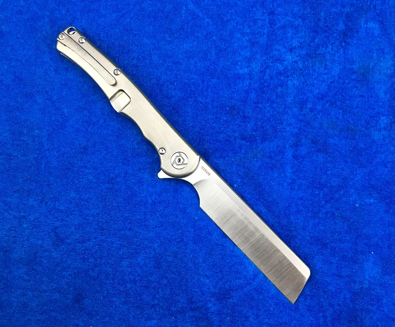 CH MAN Флиппер складной нож S35VN лезвие подшипника шарикоподшипник ручка из титанового сплава для кемпинга нож для фруктов инструмент для повседневного использования
