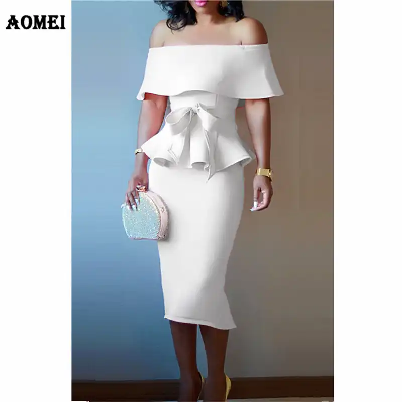 tight peplum top